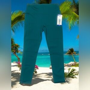 Skechers GOWALK Green Leggings Lightweight Casual Bottoms